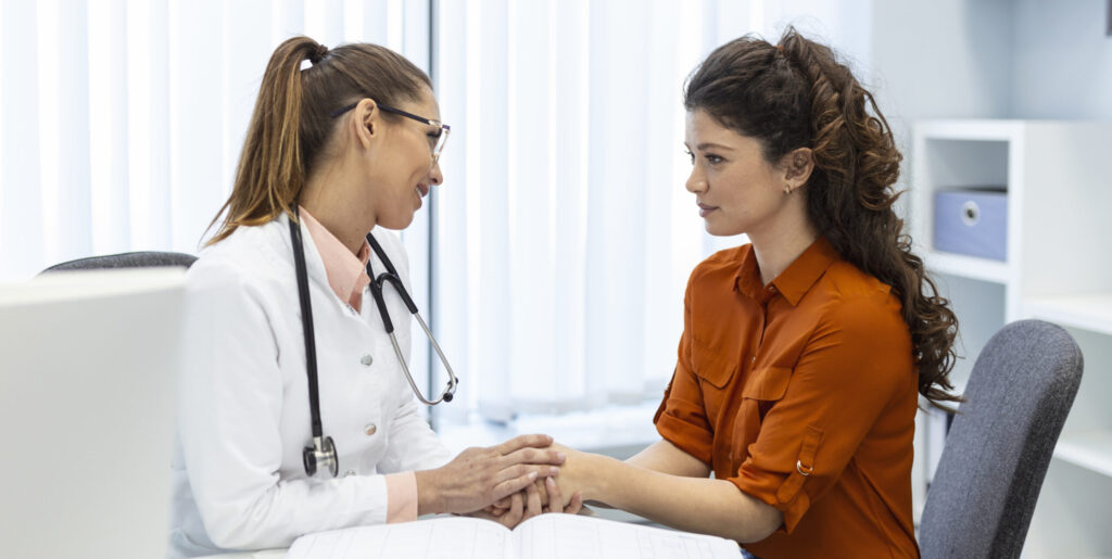 Imagem ilustrativa representando parte da jornada do paciente na clínica.